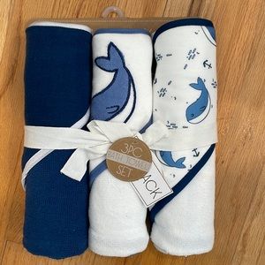 Lila & Jack Hooded Baby Bath Towels - 3 pack